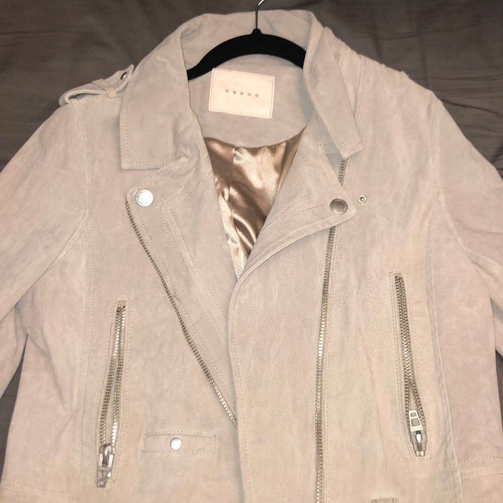 Blanknyc suede moto jacket